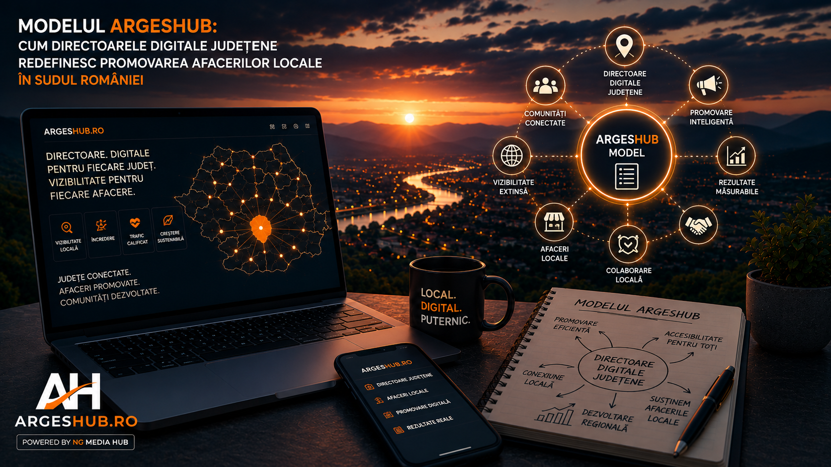 Modelul ArgesHub: Cum Directoarele Digitale Judetene Redefinesc Promovarea Afacerilor Locale in Sudul Romaniei